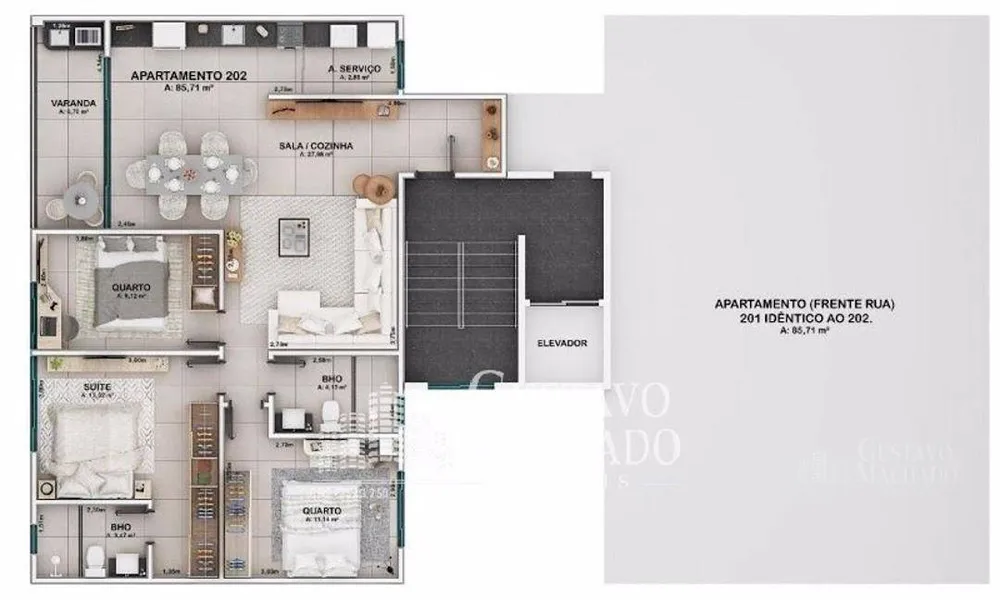 Apartamento, 3 quartos, 80 m² - Foto 4