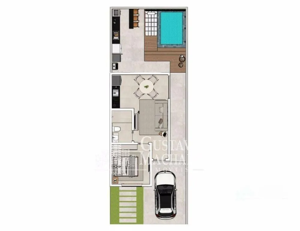 Casa, 1 quarto, 38 m² - Foto 17
