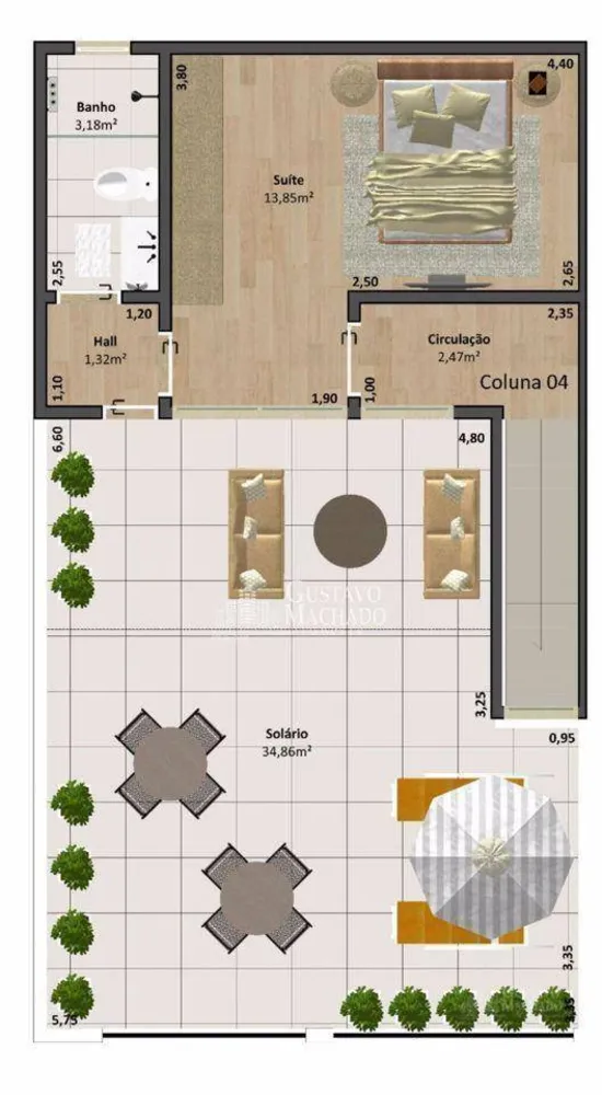 Apartamento, 2 quartos, 61 m² - Foto 8