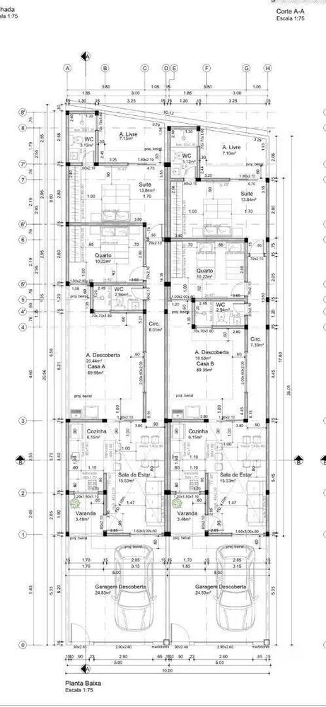 Casa, 2 quartos, 70 m² - Foto 1