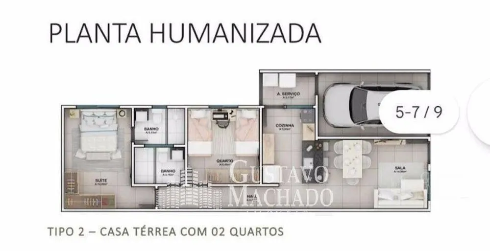 Casa, 2 quartos, 75 m² - Foto 7