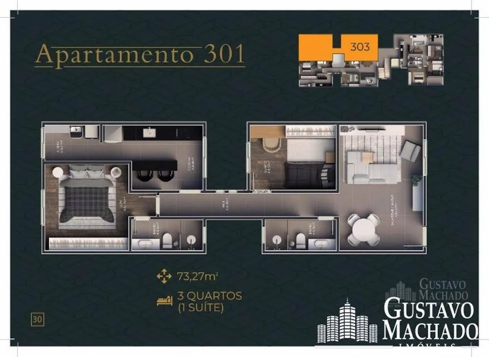 Apartamento, 3 quartos, 98 m² - Foto 19
