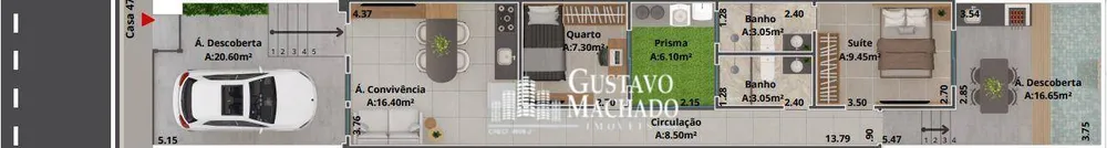 Casa, 2 quartos, 100 m² - Foto 9