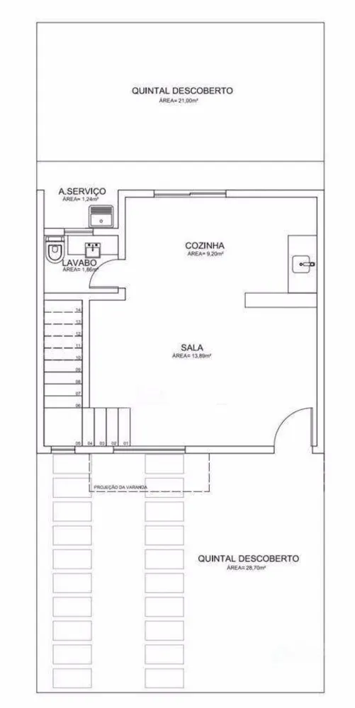 Casa, 2 quartos, 68 m² - Foto 3