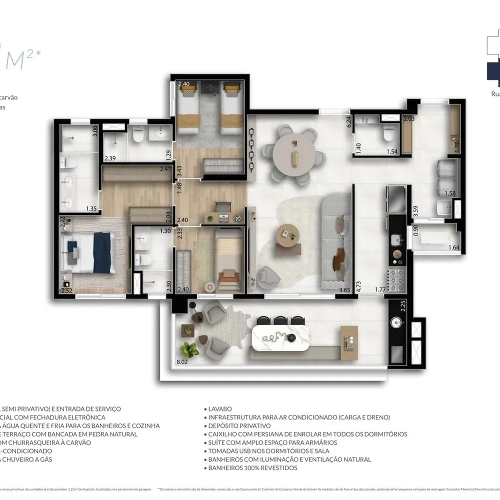 Apartamento, 3 quartos, 117 m² - Foto 20