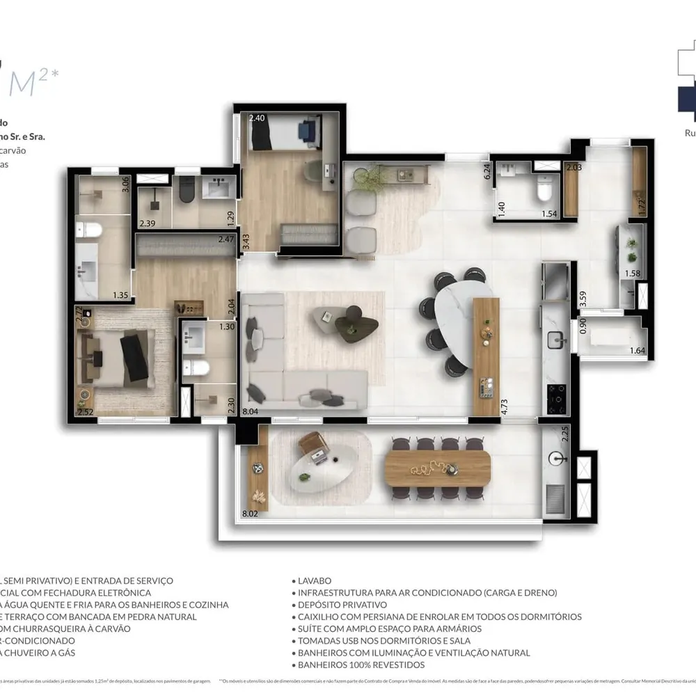 Apartamento, 3 quartos, 117 m² - Foto 19