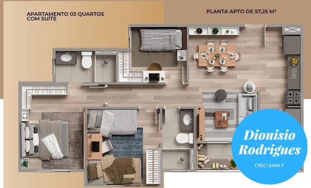 Apartamento, 2 quartos, 47 m² - Foto 4