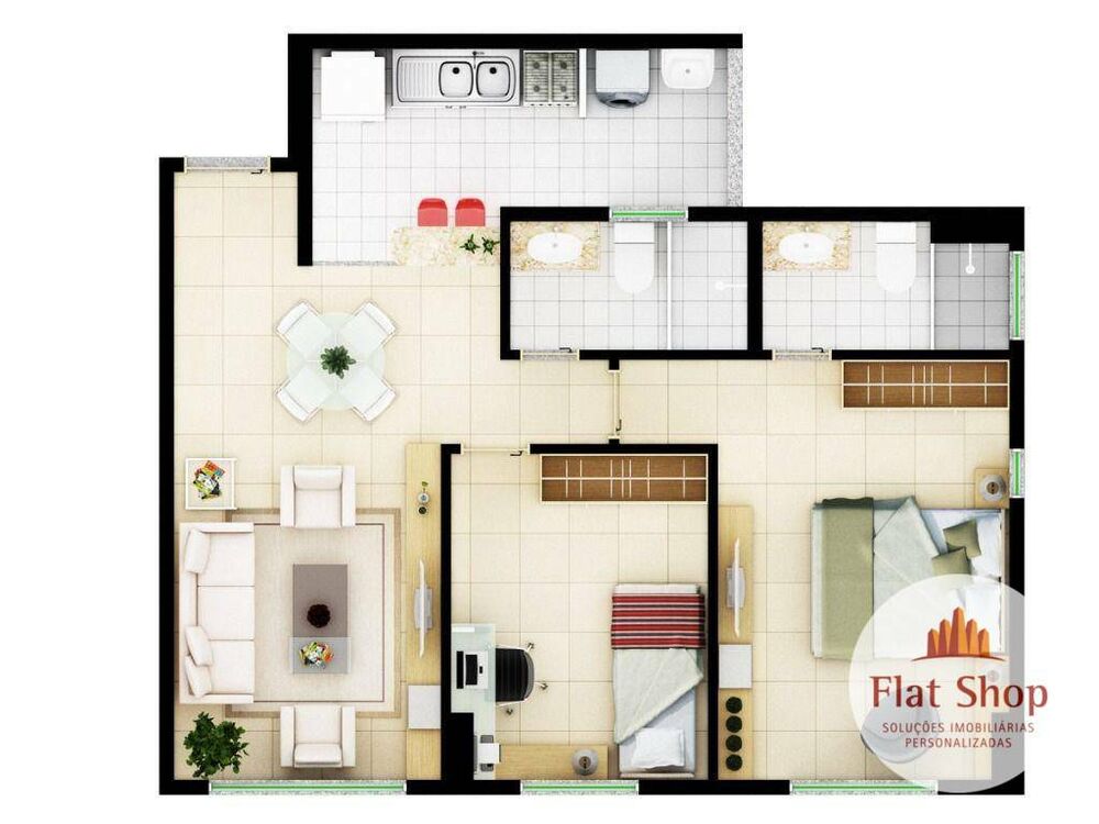 Apartamento à venda com 2 quartos, 73m² - Foto 8