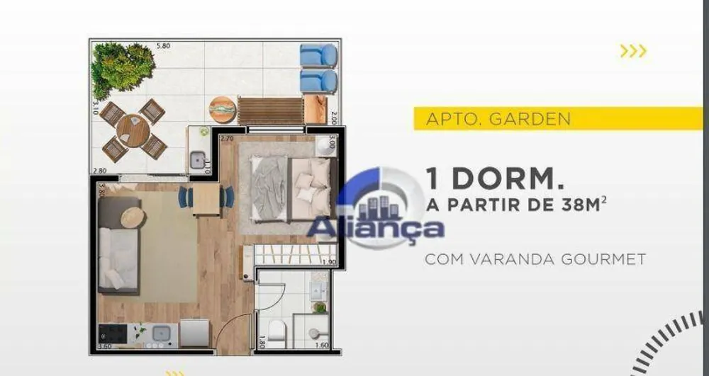 Apartamento, 1 quarto, 30 m² - Foto 16