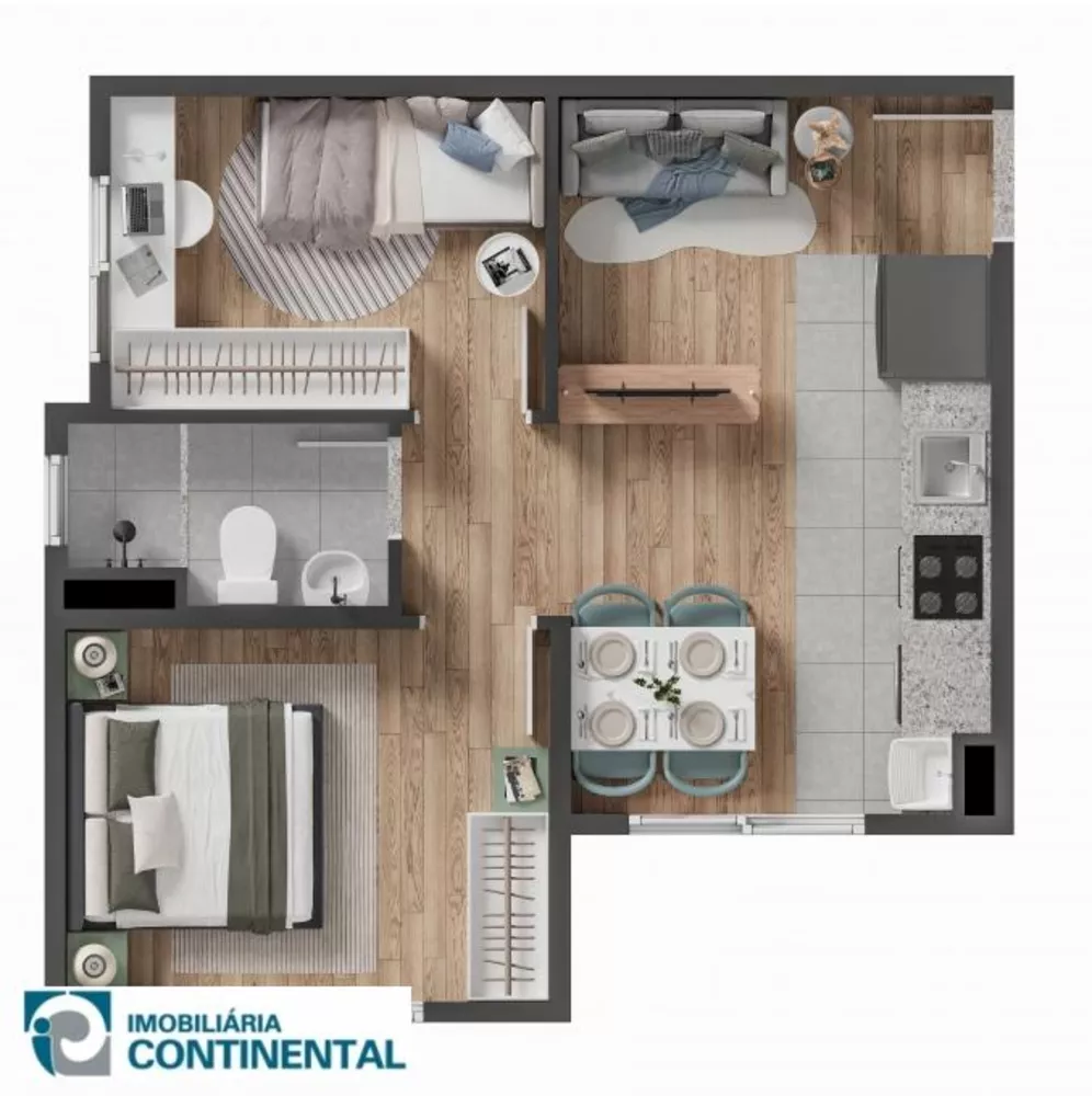 Apartamento, 2 quartos, 36 m² - Foto 7