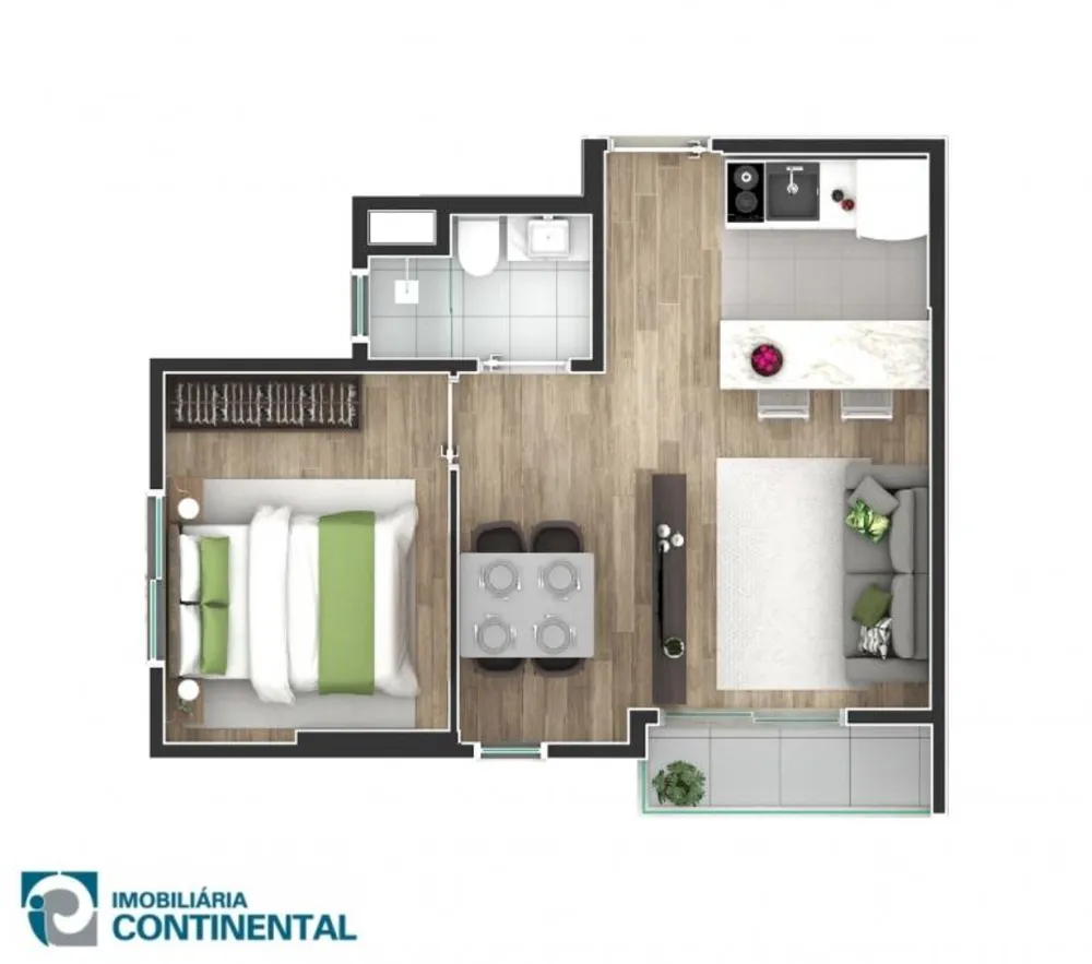 Apartamento, 1 quarto, 24 m² - Foto 8