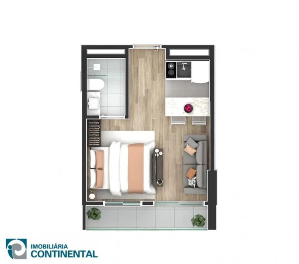 Apartamento, 1 quarto, 24 m² - Foto 6