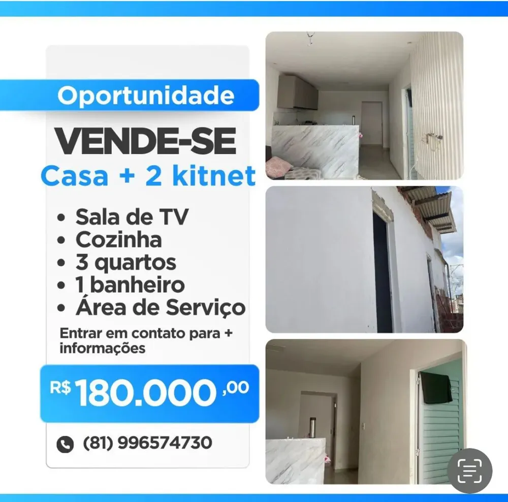 Casa, 3 quartos - Foto 1