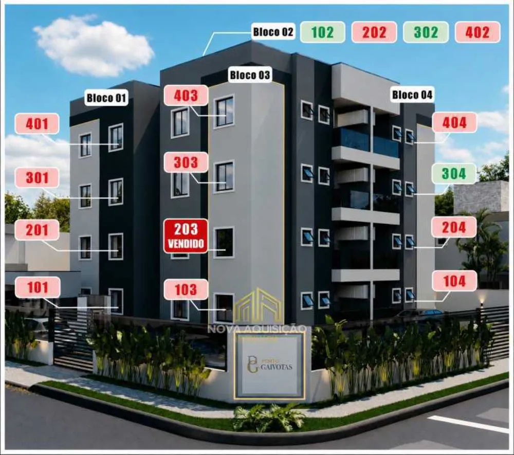 Apartamento, 2 quartos, 60 m² - Foto 3