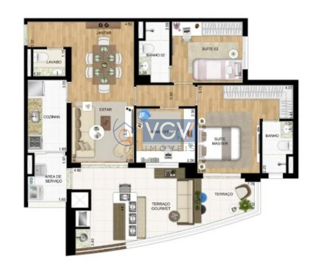 Apartamento, 3 quartos, 95 m² - Foto 6