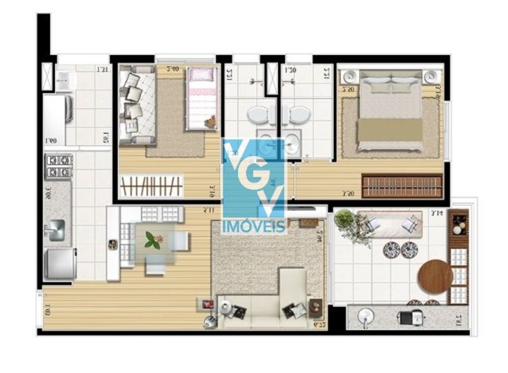 Apartamento, 2 quartos, 67 m² - Foto 8