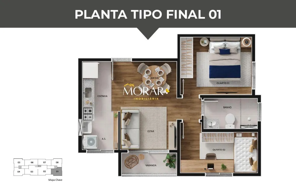Apartamento, 1 quarto, 42 m² - Foto 38