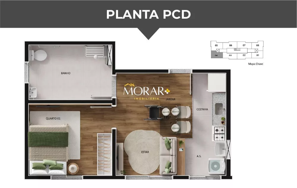 Apartamento, 1 quarto, 42 m² - Foto 27