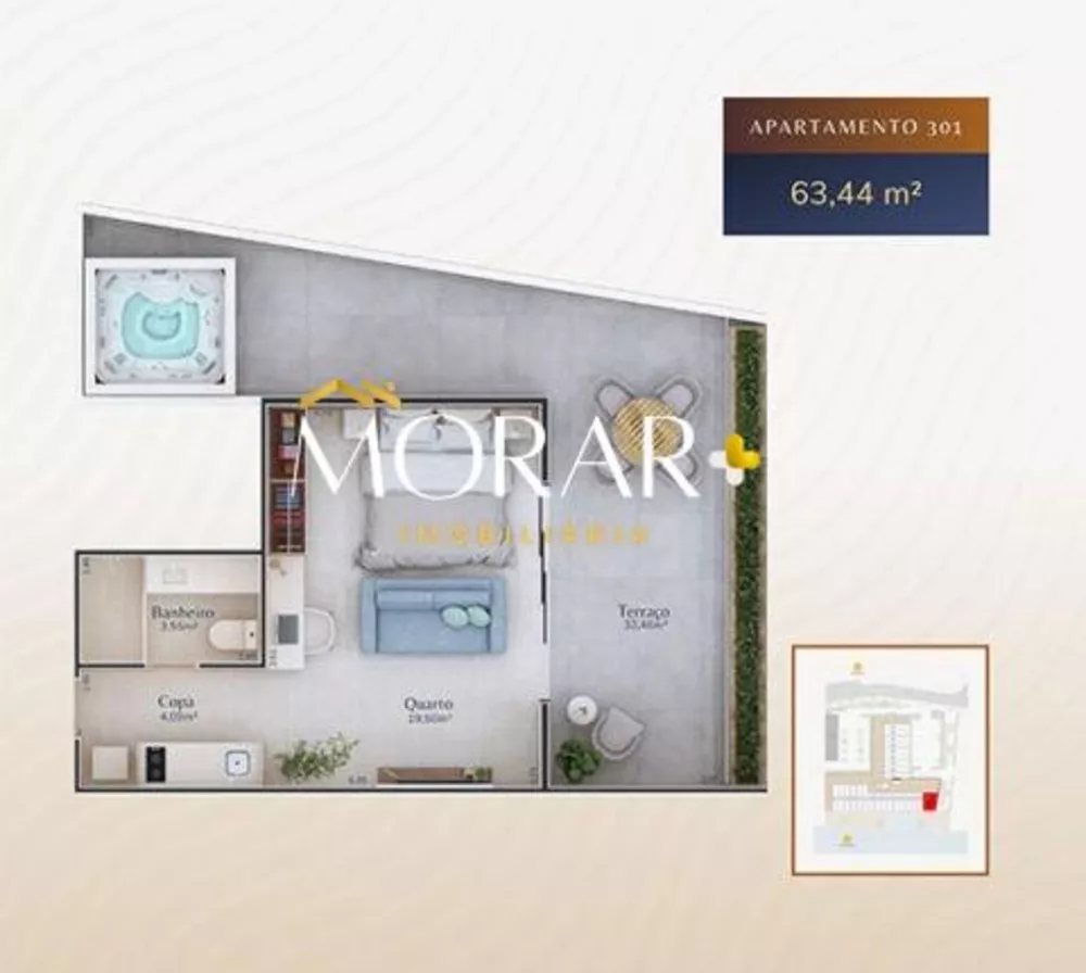 Apartamento, 1 quarto, 26 m² - Foto 11