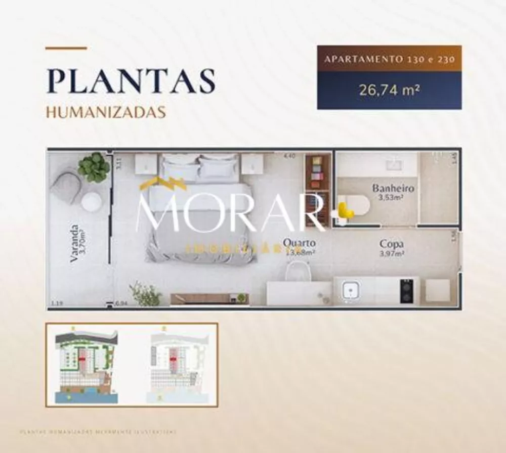 Apartamento, 1 quarto, 26 m² - Foto 7