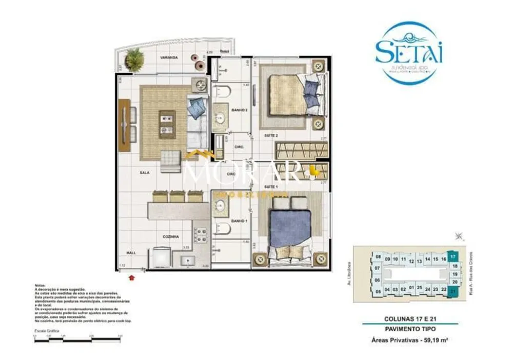 Apartamento, 2 quartos, 91 m² - Foto 39