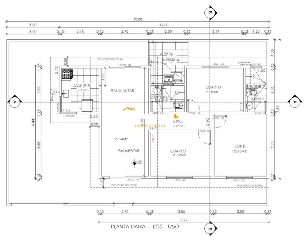 Casa, 3 quartos, 72 m² - Foto 11