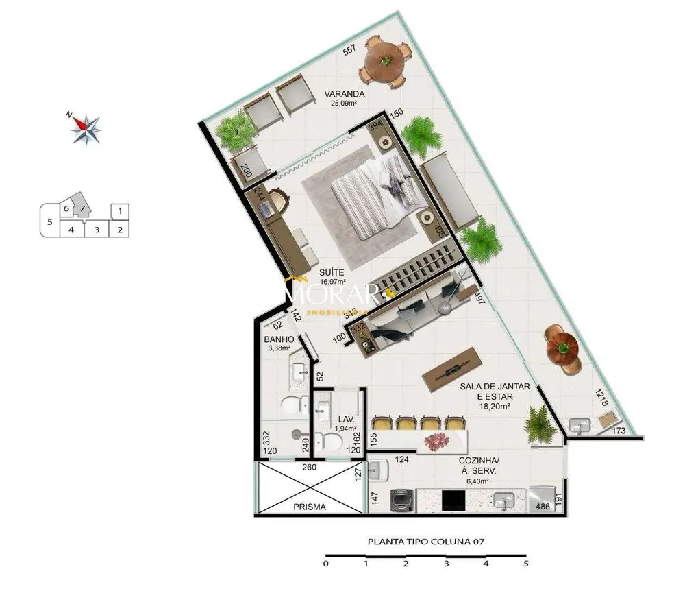 Apartamento, 1 quarto, 72 m² - Foto 13