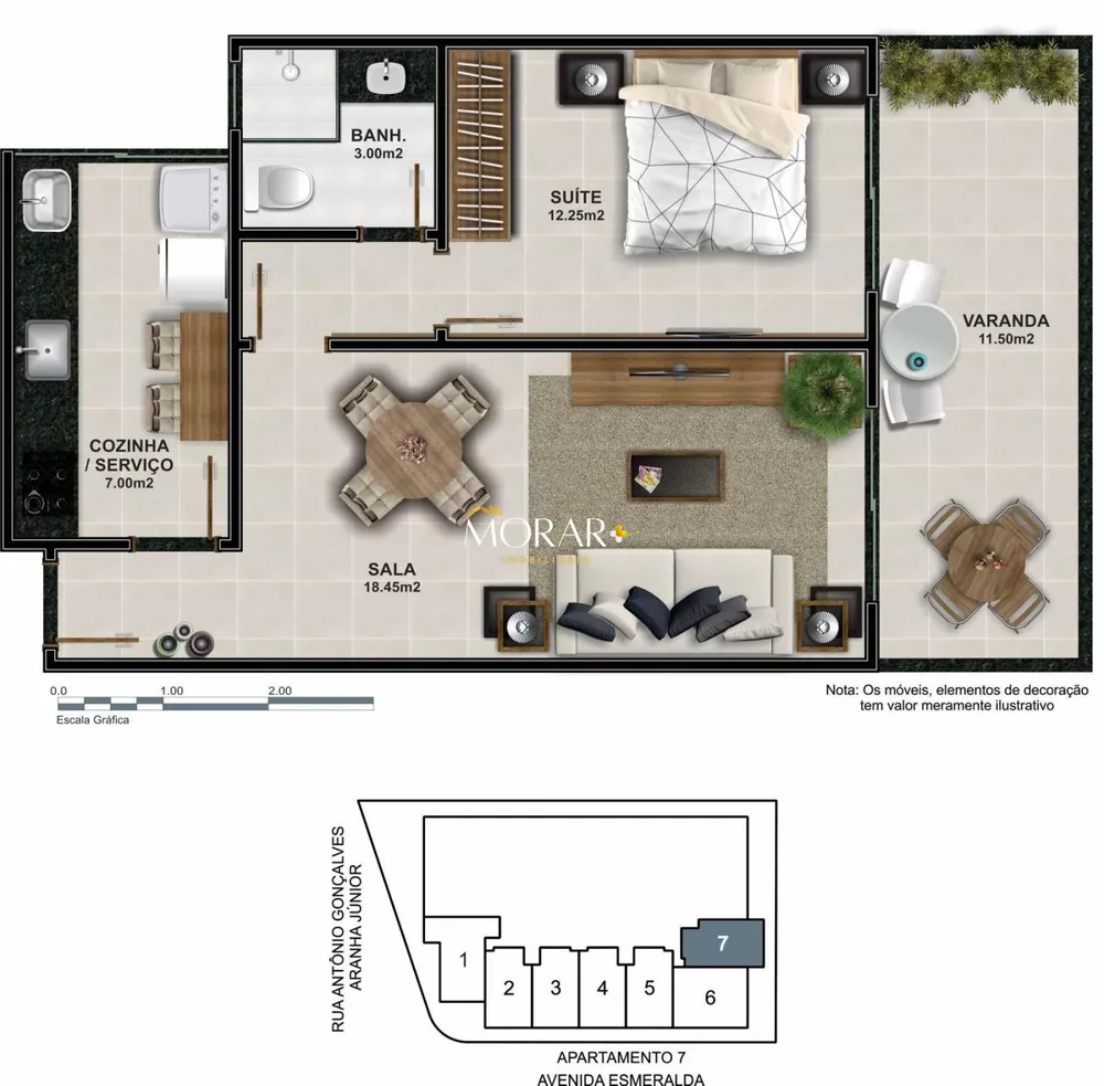 Apartamento, 1 quarto, 53 m² - Foto 8