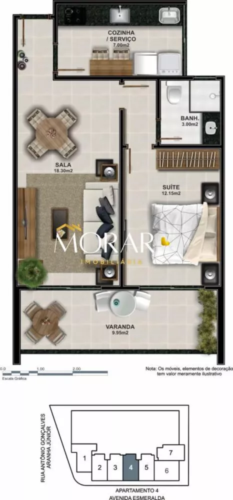 Apartamento, 1 quarto, 53 m² - Foto 13