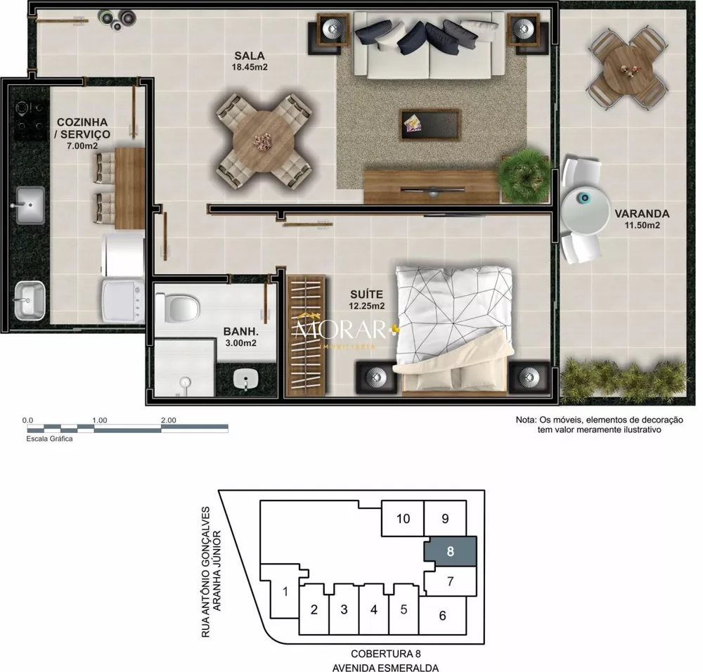 Apartamento, 1 quarto, 53 m² - Foto 30