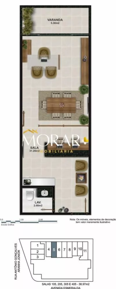 Apartamento, 1 quarto, 53 m² - Foto 7