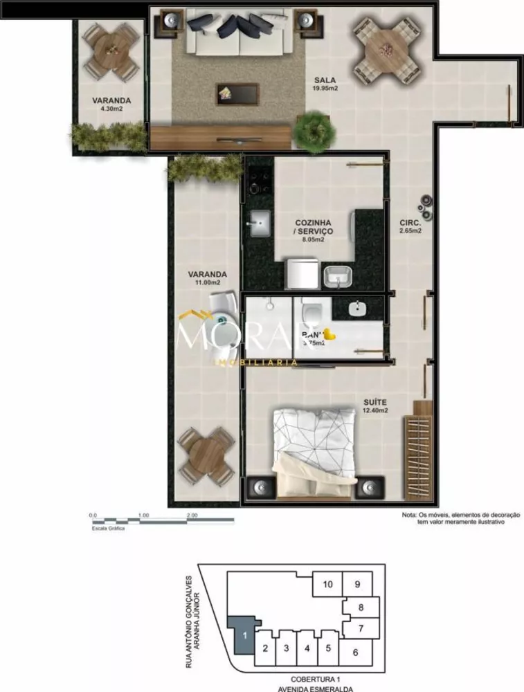Apartamento, 1 quarto, 53 m² - Foto 15