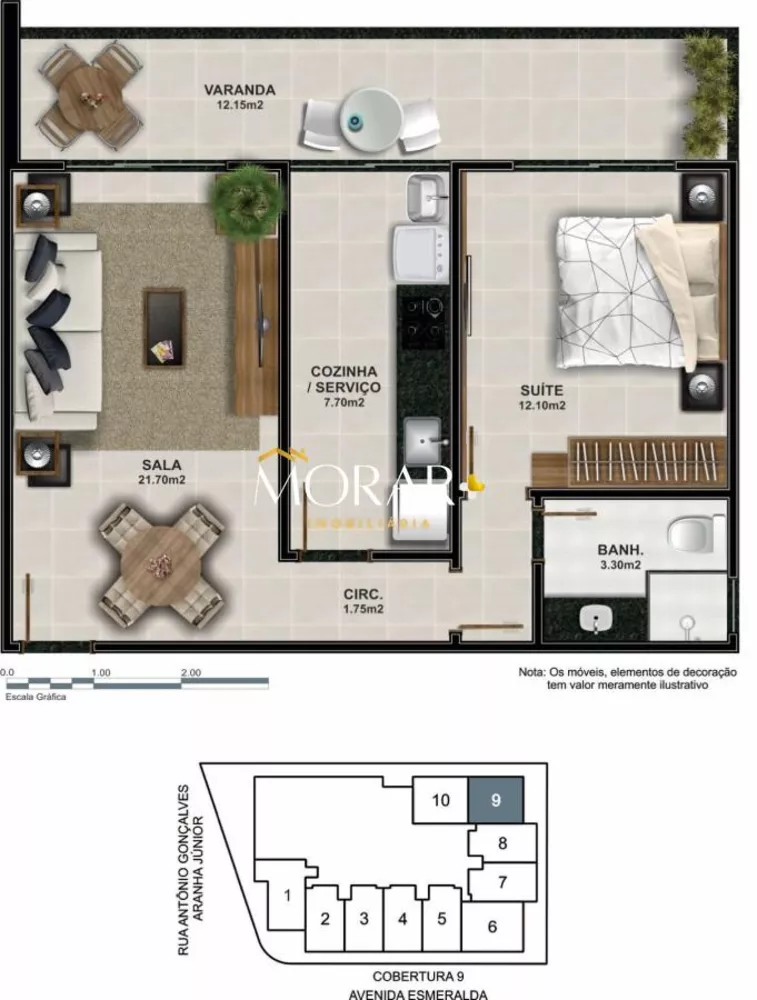 Apartamento, 1 quarto, 53 m² - Foto 25
