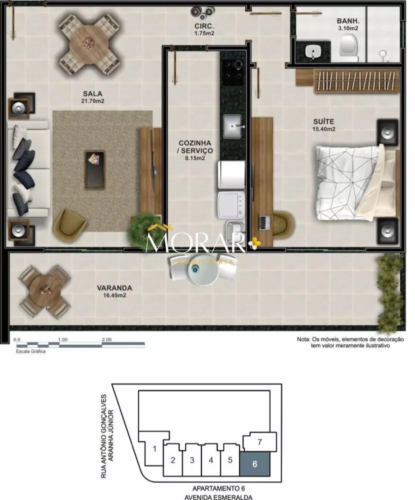 Apartamento, 1 quarto, 53 m² - Foto 32