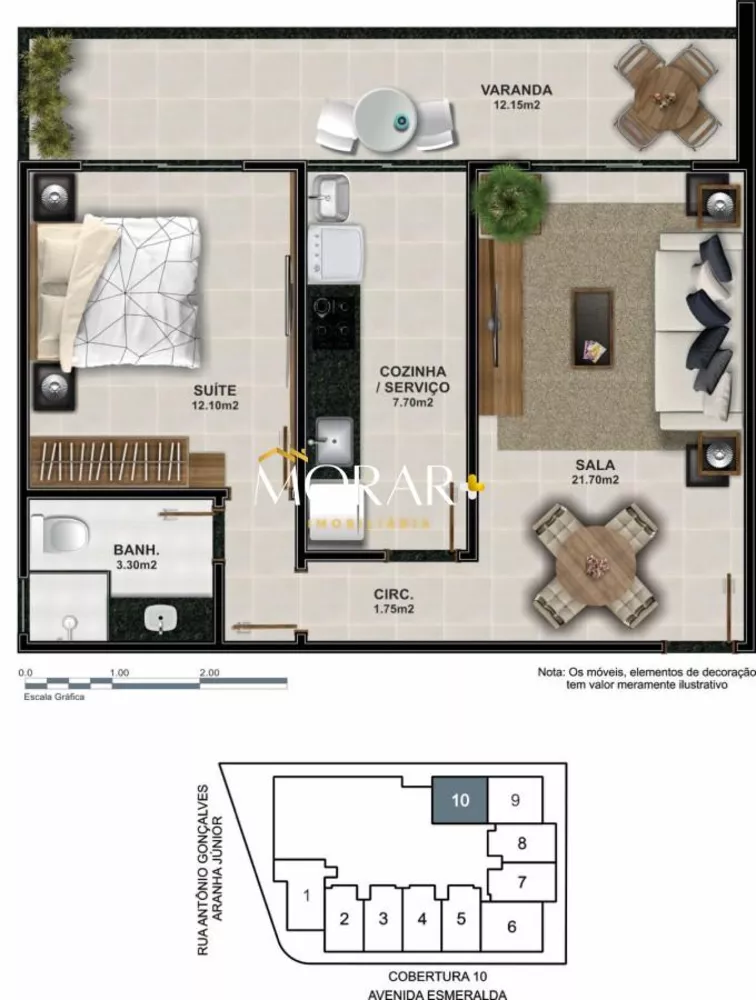 Apartamento, 1 quarto, 53 m² - Foto 14
