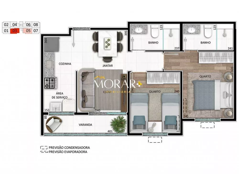 Apartamento, 2 quartos, 45 m² - Foto 17