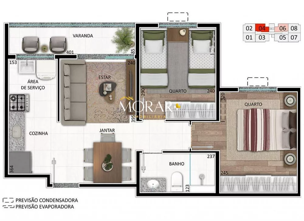 Apartamento, 2 quartos, 45 m² - Foto 14