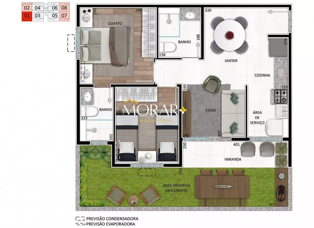 Apartamento, 2 quartos, 45 m² - Foto 10
