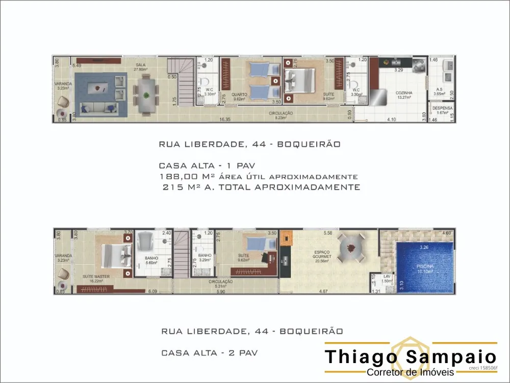 Casa, 4 quartos, 188 m² - Foto 1