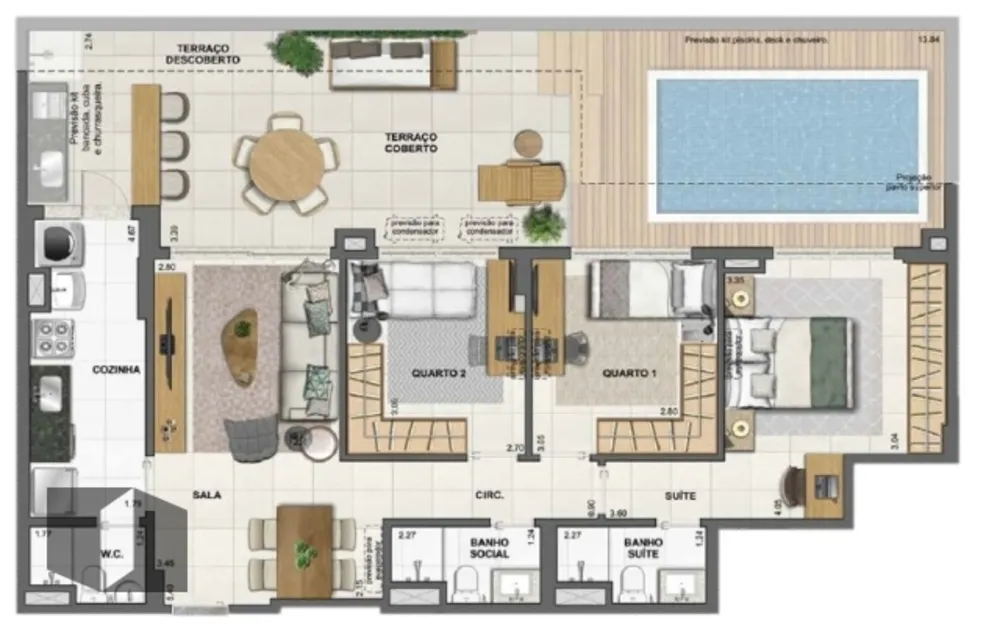 Apartamento, 3 quartos, 111 m² - Foto 1