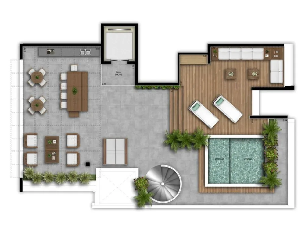 Cobertura, 3 quartos, 324 m² - Foto 12