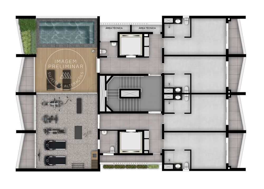Apartamento, 1 quarto, 26 m² - Foto 8