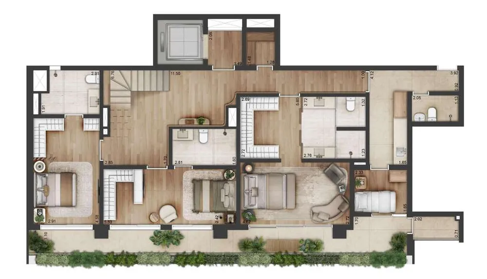 Apartamento, 3 quartos, 205 m² - Foto 8