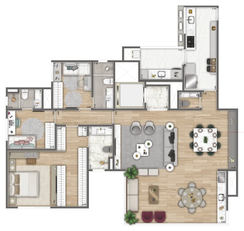 Apartamento, 3 quartos, 121 m² - Foto 19