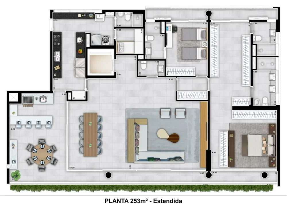 Apartamento, 3 quartos, 252 m² - Foto 11
