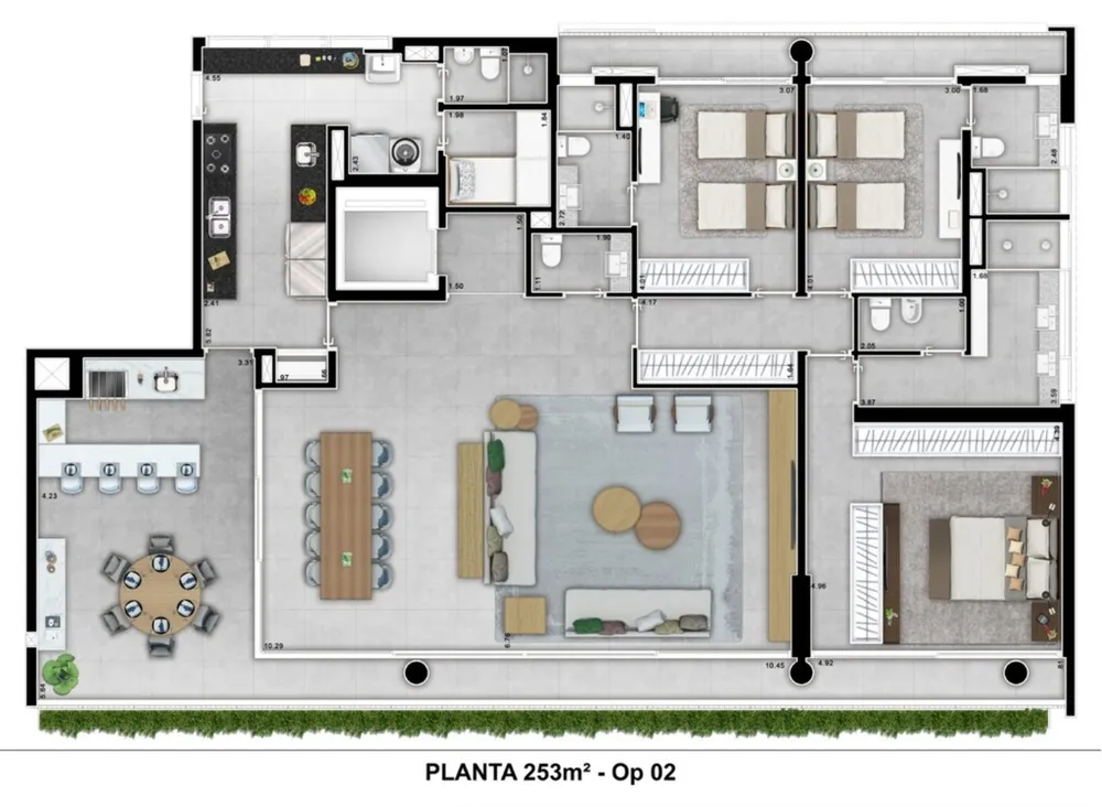 Apartamento, 3 quartos, 252 m² - Foto 10
