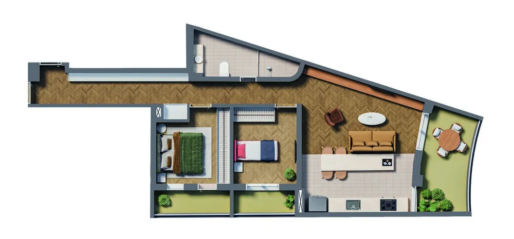 Apartamento, 1 quarto, 91 m² - Foto 14