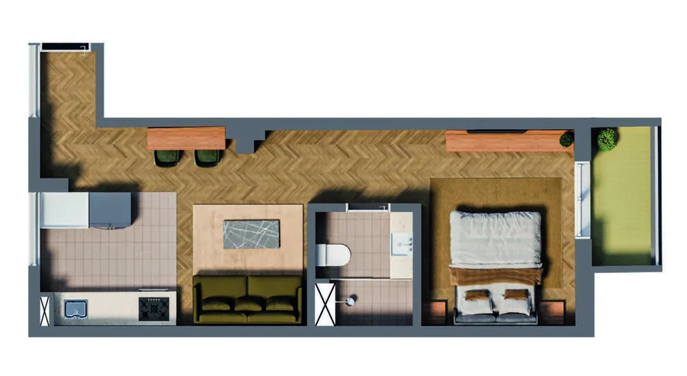 Apartamento, 1 quarto, 91 m² - Foto 9