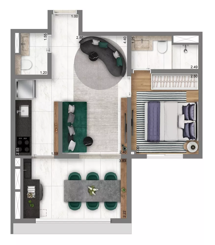 Apartamento, 2 quartos, 63 m² - Foto 20