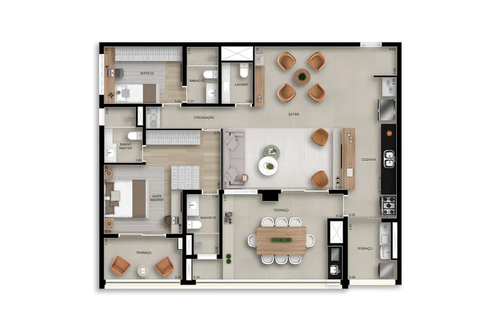 Apartamento, 3 quartos, 129 m² - Foto 6